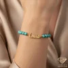 Retro Gold Name Bracelet Louisa