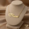 Romantic Gold Name Pendant Maeve