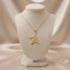 Star Initial Necklace S