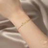 Stylish Gold Name Bracelet Aurora