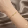 Stylish Gold Name Bracelet Louisa