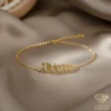 Stylish Gold Name Bracelet Vivienne