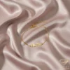 Sweet Gold Name Bracelet Aurora