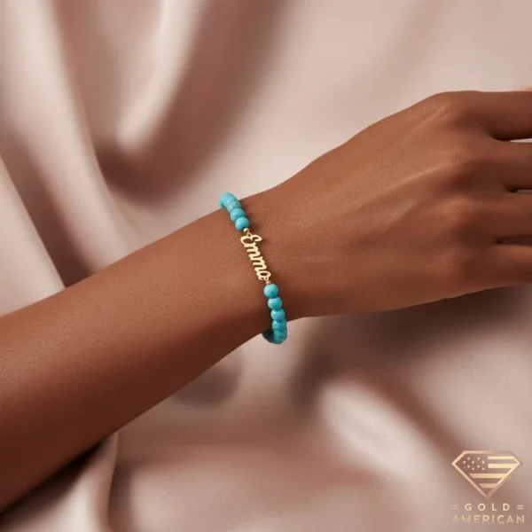 Sweet Gold Name Bracelet Emma