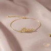 Sweet Gold Name Bracelet Maeve