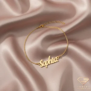 Sweet Gold Name Bracelet Sophia