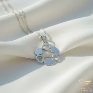 small gold pendant delicate chain