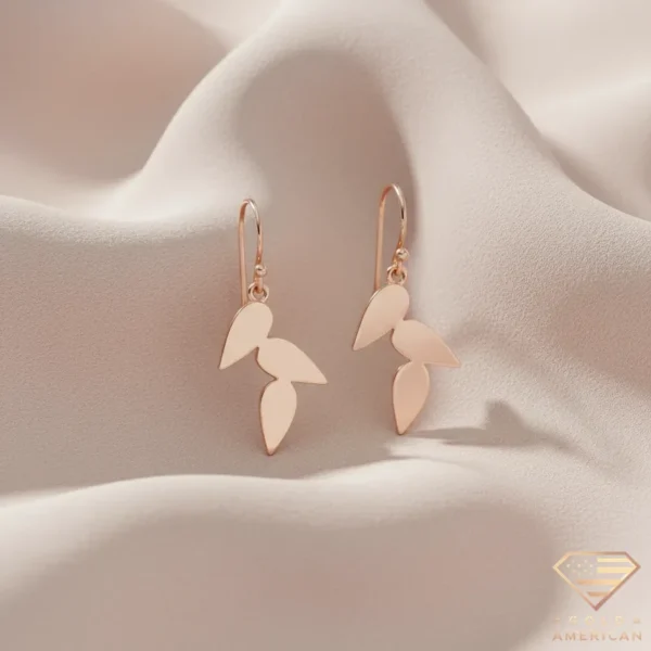 Ula Fala Rose Gold Drop Earrings