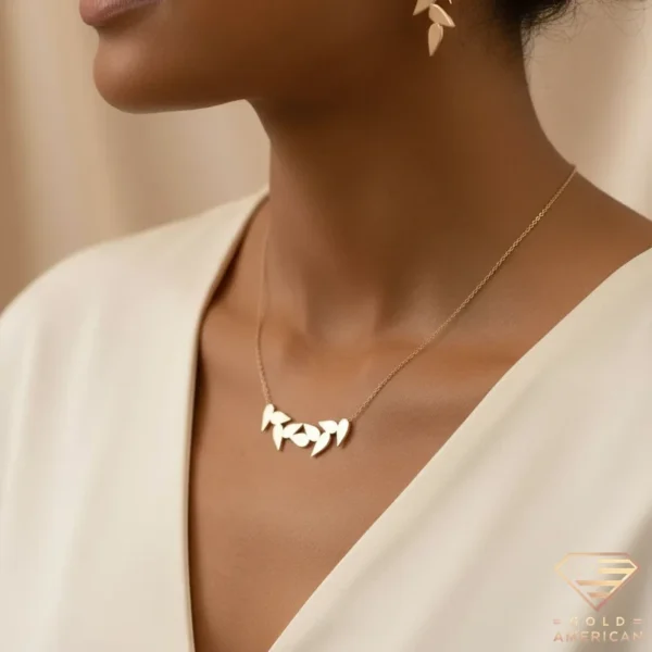 Ula Fala Rose Gold Jewelry Set Close Up