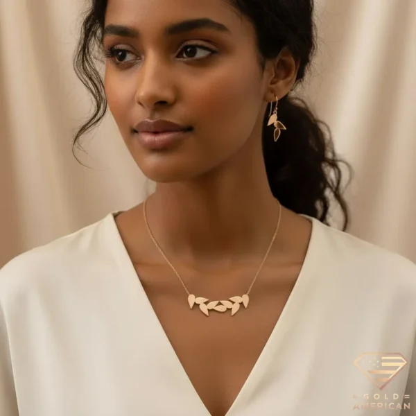 Ula Fala Rose Gold Jewelry Set Model