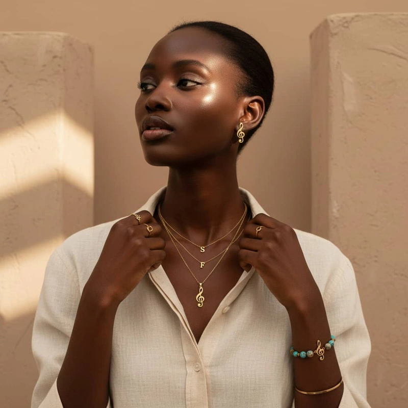 gold american necklace gold american