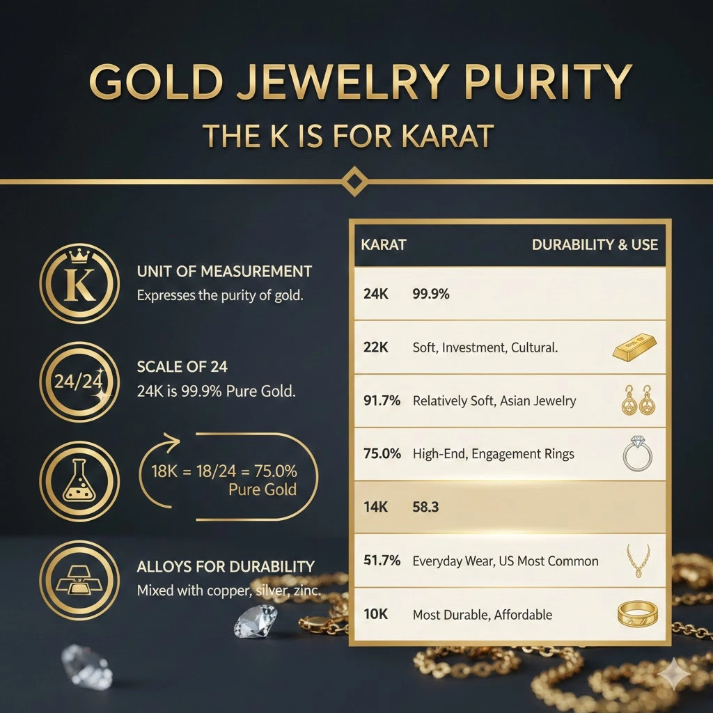 k18 mean What does k18 mean on jewelry