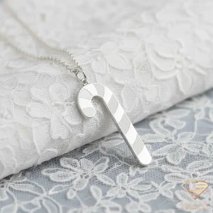 Candy Cane Gold Necklace