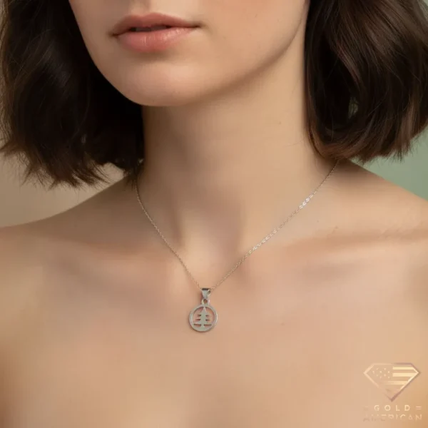 Christmas Tree Necklace Model