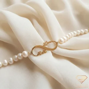 Custom Gold Infinity Name Bracelet