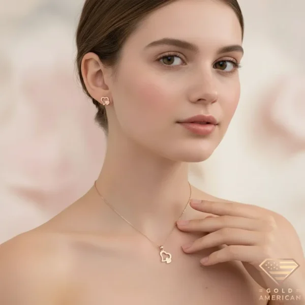 Double Heart Set Model Zoom out
