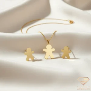 Gingerbread Man Gold Set