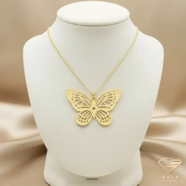 Gold Butterfly Necklace
