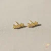 Gold Name Stud Earrings Isabella