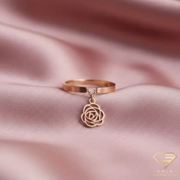 Gold Rose Ring