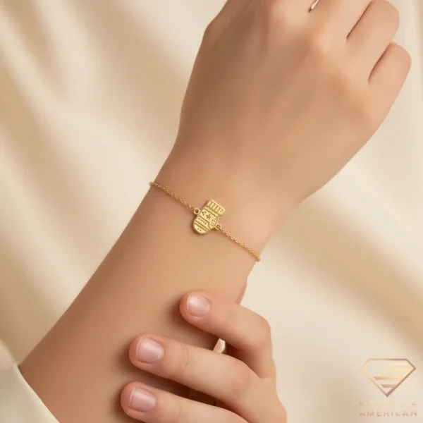 Golden Mittens Bracelet Model