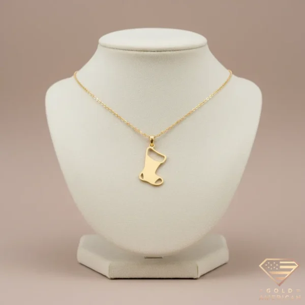 Golden Sock Necklace