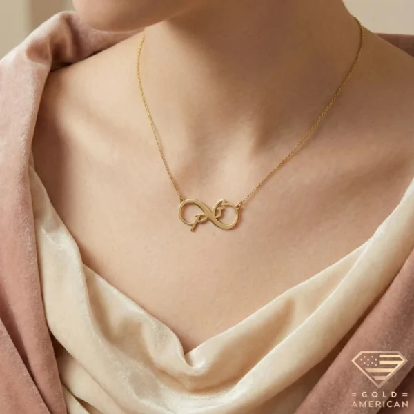 Infinity Initial Necklace Model