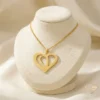 Love Heart Gold Pendant