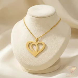 Love Heart Gold Pendant Love Heart Gold Pendant