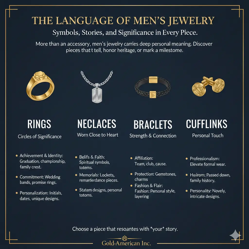 Meaningful Mens Jewelry Meaningful Men's Jewelry