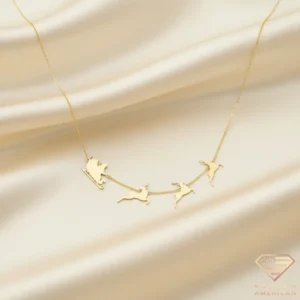 Reindeer & Santa Necklaces