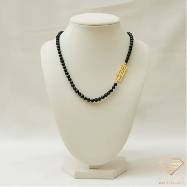 Side Gold Name Necklace for Men Damian