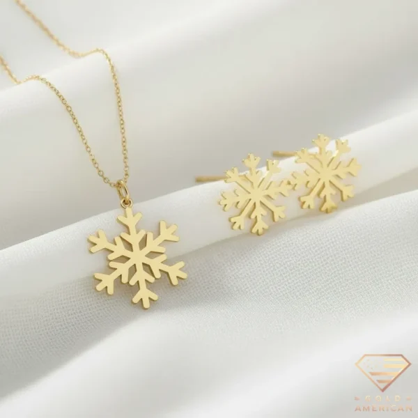 Snowflake Gold Set