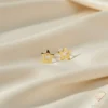 Star Gold Earrings