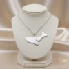 White Whale Gold Necklace
