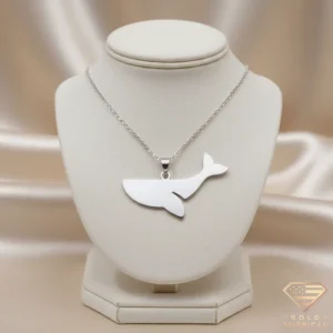 White Whale Gold Necklace