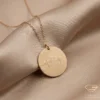 14k Gold Heartbeat Necklace