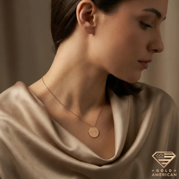 14k Gold Heartbeat Necklace Model 3.4