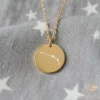 14k Gold Zodiac Constellation Necklace Aries