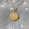 14k Gold Zodiac Constellation Necklace Cancer