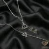 14k White Gold Hallows Jewelry Set