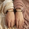 Bespoke 18k Gold & Leather Couple Set Model