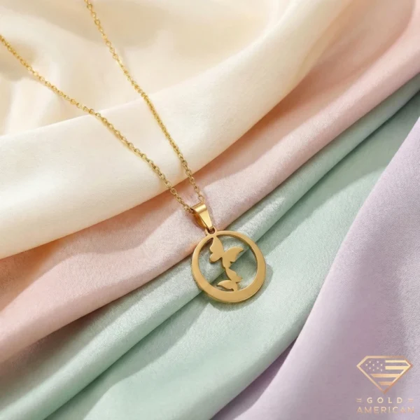Butterfly Gold Necklace