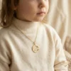 Childs-Birth-Gold-Necklace-Model