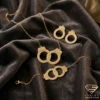 Custom Couple Handcuff Jewelry Set