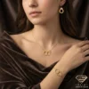 Custom Couple Handcuff Jewelry Set Model