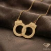 Custom Interlocking Handcuff Necklace