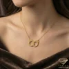 Custom Interlocking Handcuff Necklace Model