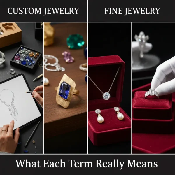 Custom Jewelry vs Fine Jewelry