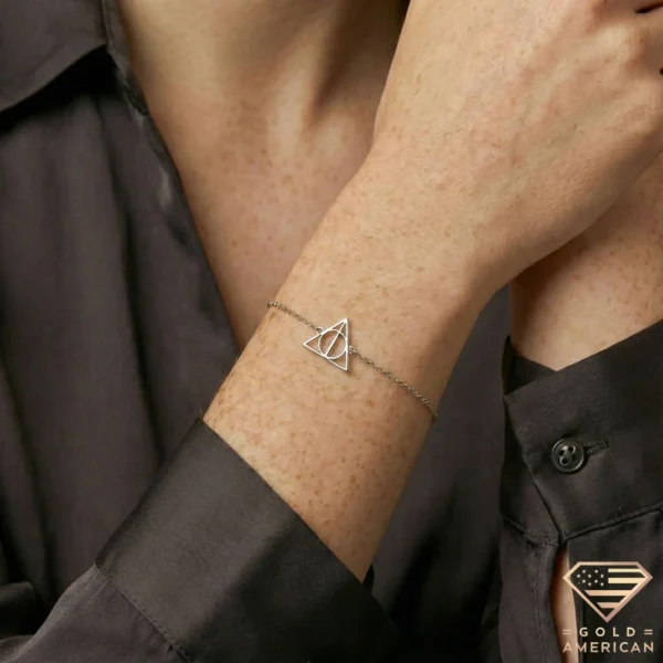 Deathly Hallows Chain Bracelet Model